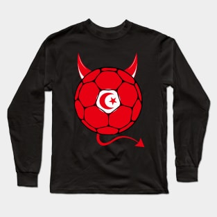 Tunisia Football Halloween Long Sleeve T-Shirt